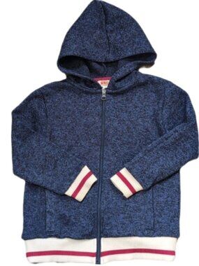 Monkey Bars Blue Hoodie Boys Size 6X Hooded Sweatshirt Fleece Winter Top